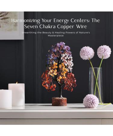 Chakra Crystal Tree: Gem Stones & Crystals Spiritual Decor - Tree of Life Home Decor - Money Tree - Healing Crystal Gifts - Chakra Crystals Combo - Buy Online on GoSupps.com