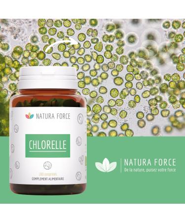 Organic Chlorella - 100% Natural - Vitality - Supports Cognitive Functions & Immunity - Rich in Iron and Vitamins - 180 Tablets - Buy Online on GoSupps.com