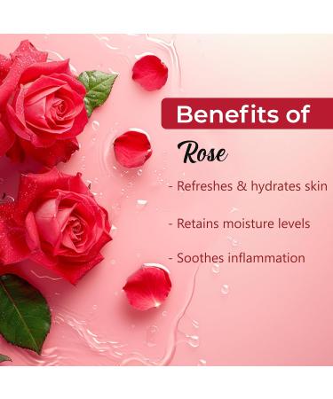 Good Vibes Rose Glow Toner - 120ml | Nourishing & Revitalizing for All Skin Types | Oil Control & Clogged Pores | Cruelty-Free International Shipping - Buy Online on GoSupps.com