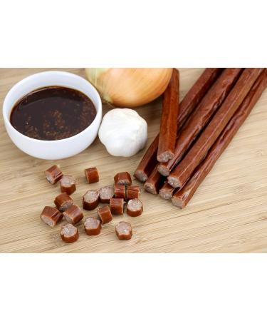 Wenzels Farm Teriyaki Snack Sticks - High Protein, Low Carb, Gluten Free | Naturally Smoked, No MSG, Fillers, Artificial Colors | 16 Sticks (8 Packs of 2) - Buy Online on GoSupps.com