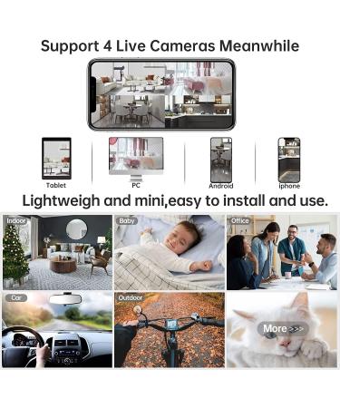 WonderFoto 1080P WiFi Spy Hidden Camera Detector with Motion Detection - Black-Pro - Buy Online on GoSupps.com