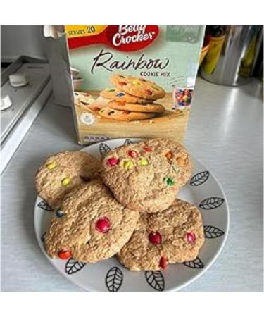 Betty Crocker Rainbow Cookie 495g With Pack Of Rainbow Chocolate Buttons Easy to Prepare - Buy Online on GoSupps.com