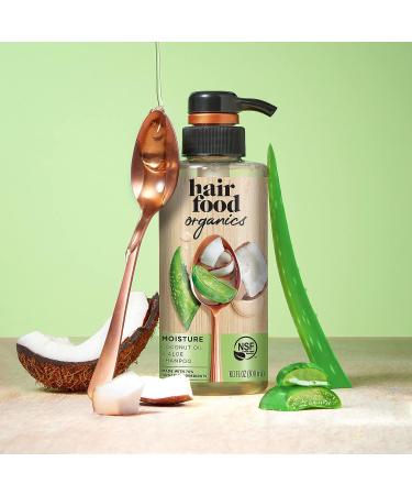 Organic Sulfate Free Shampoo & Conditioner Set with Coconut Oil and Aloe - 10.1 Fl Oz Each - Buy Online on GoSupps.com