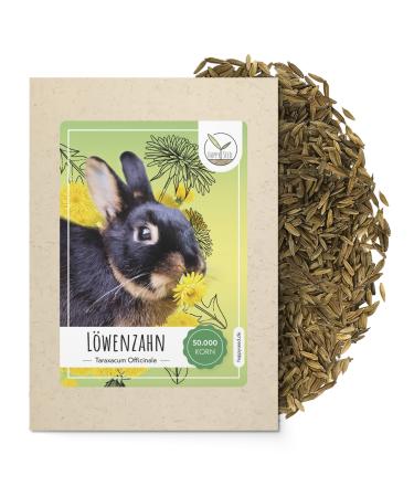 Dandelion seeds for rabbits - wild herbs seed as an optimal feed supplement for rabbits guinea pigs and turtles (50 000 seeds)