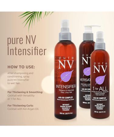 Intensifier Creates Volume & Thicken in Fine & Lifeless Hair Without Adding weight or Hold Made From Natural Vitamins & Minerals. Infused with Keratin Collagen & Argan Oil - Buy Online on GoSupps.com