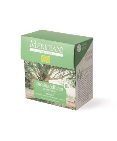 MERIDIANI Organic Green Tea and Apple 15 Organic Silk Filters - Organic Line - Green Tea le Jardin de l'Eden - Meridiani Tea & Infusion