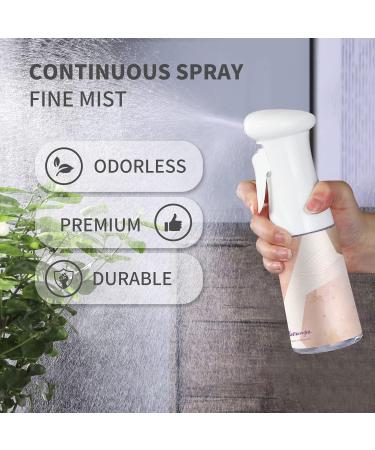 Hair Spray Bottle - Continuous Mist Refillable 5oz for Styling Plants Cleaning & Skin Care - Graffiti01 White - Buy Online on GoSupps.com