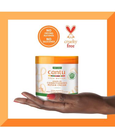 Cantu Shea Butter Leave-In Conditioning Repair Cream 16 oz - Pack of 2 - Buy Online on GoSupps.com