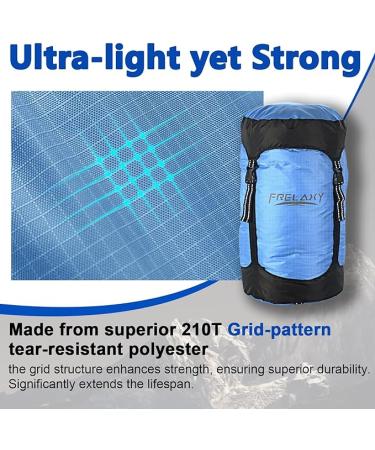 Frelaxy Compression Sack, 40% More Storage! 11L/18L/30L/45L/52L Compression Stuff Sack, Water-Resistant & Ultralight Sleeping Bag Stuff Sack - Space Saving Gear for Camping, Hiking - Buy Online on GoSupps.com