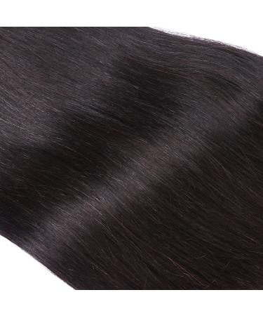 Buy #1B Black Brown Tape In Hair Extensions - 40cm | 100% Remy Real Hair - Tresse by Novon - International Shipping - Buy Online on GoSupps.com