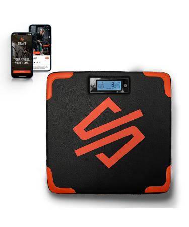SQUATZ Portable Boxing Mat - Punching Unit with Advanced Digital Counter, Punching Mat for Strength Training, and Exercise, Automated Screen System, for Athletes and Beginners - Easy to Install