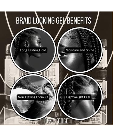 Braid Locking Gel Super Hold | NEXT IMAGE | Rice Water Formula for Strong Long-Lasting Styles | Shop Internationally - Buy Online on GoSupps.com