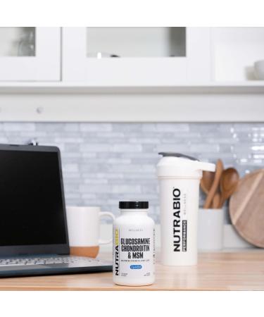 NutraBio Glucosamine Chondroitin & OptiMSM Supplement Joint Support Formula - 120 Capsules (120 Count) 1 Count (Pack of 120) - Buy Online on GoSupps.com