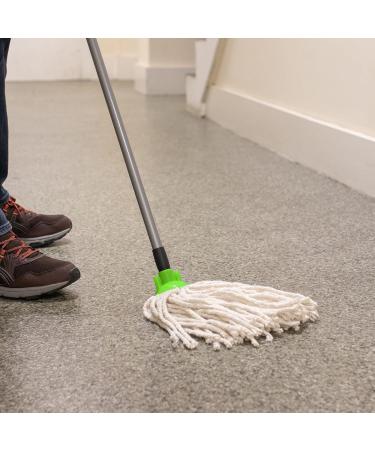 Jazooli 10-Pack Green Mop Heads Replacement for Wet & Dry Cleaning - Household and Commercial Use | Heavy Duty, Colour Coded Yarn Floor Mops - Buy Online on GoSupps.com