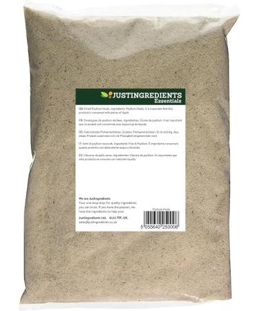 JustIngredients Essentials Psyllium Husks 1 kg - Premium Quality | Natural Fiber Supplement - Buy Online on GoSupps.com