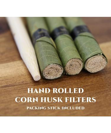 King Palm Mini Size Natural Pre Wrap Palm Leaf Cones - 25 Pack - Organic Prerolled Cones with Corn Husk Filter - Buy Online on GoSupps.com