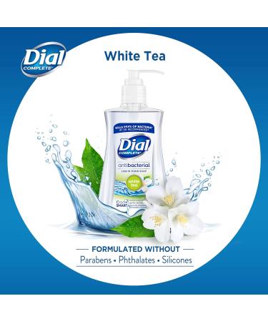 Dial Antibacterial White Tea Hand Soap 7.5 Fl Oz (Pack of 12) - Germ Protection - Buy Online on GoSupps.com