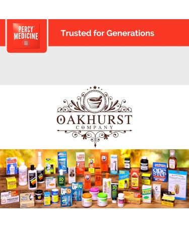 OAKHURST COMPANY Percy Medicine for Diarrhea, Firm Stool, and Digestive Support Anti-Diarrheal Liquid with Bismuth Subsalicylate 1050mg, Rhubarb Orange Cinnamon Flavor (4 Fluid Ounces) - Buy Online on GoSupps.com