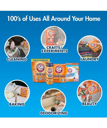 Arm & Hammer Baking Soda 12-Pack 1lb Boxes - 12 Pounds Total - Buy Online on GoSupps.com