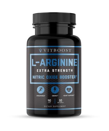 Extra Strength L Arginine 1500mg - Nitric Oxide Supplements for Stamina, Muscle, Vascularity & Energy - Powerful NO Booster with L-Arginine, L-Citrulline & Essential Amino Acids