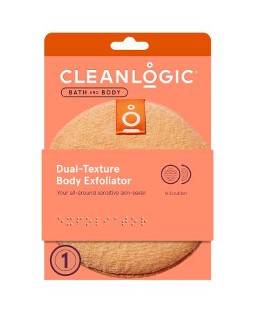 Cleanlogic Exfoliating Round Dual Texture Body Scrubber (Pack of 12) - Buy Online on GoSupps.com