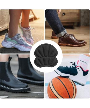 Extra Soft Heel Cushions for Loose Shoes | Prevent Heel Slip & Blisters | Comfortable Heel Inserts for Men & Women - Black - Buy Online on GoSupps.com