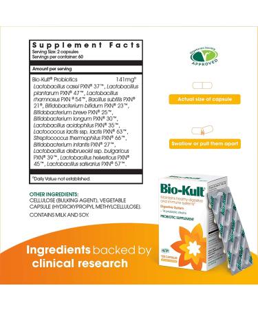 Buy Bio-Kult Advanced Probiotics - 30 Capsules for Digestive Health | Best Probiotic Supplement - Buy Online on GoSupps.com