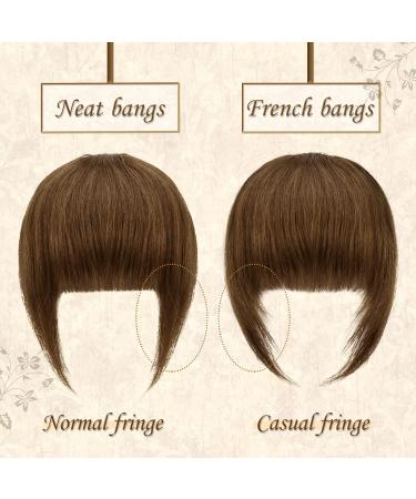 Sofeiyan 100% Remy Human Hair Clip-In Bangs | Natural Warm Blonde Fringe Extensions for Women - Buy Online on GoSupps.com