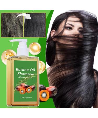 Lot de 2 shampoings l'huile Batana 2025 - 300 ml - Shampooing anti-chute - quilibre la teneur en graisse limine les pellicules agit contre les d mangeaisons - Hydrate - Lisse les cheveux - Buy Online on GoSupps.com