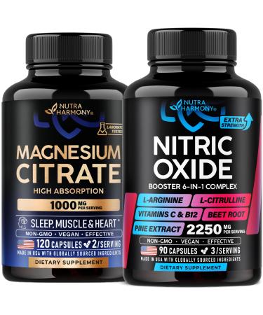 Magnesium Citrate & Nitric Oxide Capsules