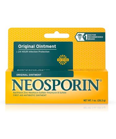 Neosporin Original Ointment 1 oz - Fast-Acting First Aid Treatment - Buy Online on GoSupps.com