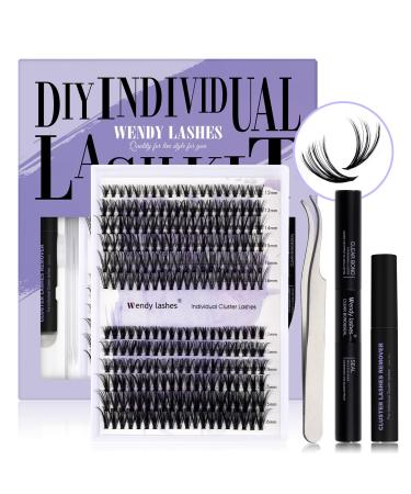 DIY lash extension set eyelash extensions set eyelash cluster diy eyelash set lash extension cluster set eyelash extensions DIY (30d+40d-c curl) kit (12-16) mm GJ-30D+40d-c curl