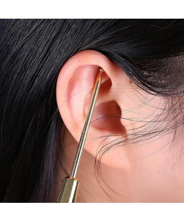 Gold Massage Roller - Multifunctional Acupuncture Points Detector & Ear Probe for Effective Acupressure Therapy - Buy Online on GoSupps.com