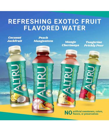 ALTRU Exotic Fruit Flavored Water 12 Pack | Patented Antioxidant & Electrolyte Blend | Glutathione | Keto | Zero Sugar | Variety Pack - Buy Online on GoSupps.com