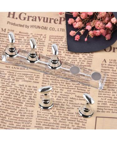 LEQ Nail Tips Practice Display Stand - Magnetic Acrylic Crystal Holder (Silver) - Buy Online on GoSupps.com