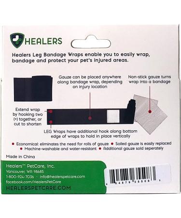HEALERS Small Leg Wraps BLUE Medium - Buy Online on GoSupps.com