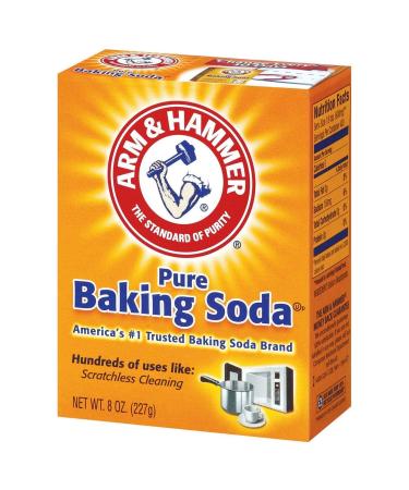 ARM & HAMMER Pure Baking Soda 8 oz - Multi-Purpose Household Essential - Buy Online on GoSupps.com