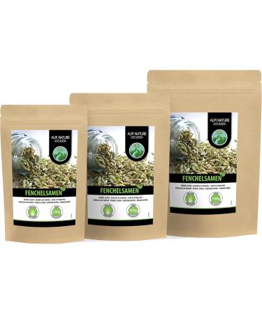 Fennel Seeds (1kg) Whole Fennel 100% Natural Fennel Seeds Naturally Without Additives Vegan - Buy Online on GoSupps.com