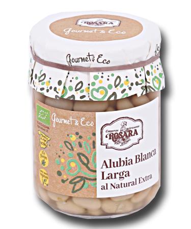 olivaoliva Organic Long White Beans 390g Jar.