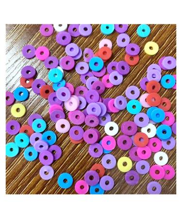 RT 100g Colorful Circle Slices Polymer Hot Clay Sprinkles for Slime Filling Accessories DIY Nail Art Phone Case Decoration Y425 (Color : Colorful)