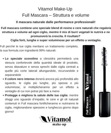 Vitamol Mascara Full Mascara 10 ml - Buy Online on GoSupps.com