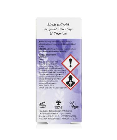 Tisserand English Lavender Essential Oil - Ethically Harvested Promotes Relaxation & Sleep - 0.3 oz - Buy Online on GoSupps.com