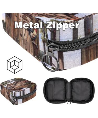 MuooouM Portable Storage Bag for Women's Bandages - Pineapple & Palm Leaves - Menstrual Cup Organizer - Perfect for Teenagers & First Period Essentials - Color 7 - Buy Online on GoSupps.com