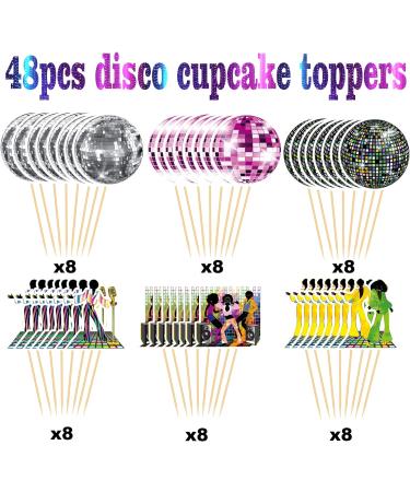 Disco Cupcake Toppers - Buy Online on GoSupps.com