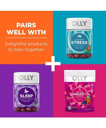 Olly Laser Focus Gummy Supplement - 18 Day Supply, Ginseng, Alpha GPC, B Vitamins, Berry Tangy Tangerine - 36 Count - Buy Online on GoSupps.com