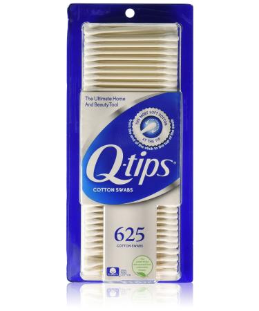 Q-Tips qtip Cotton Swabs 625 Count Pack of 3