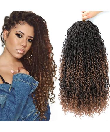 6 Packs Curly Faux Locs Crochet Hair 18 Inch Goddess Locs Crochet Hair Hippie Locs Synthetic Braids Boho Style Hair Extensions (18 Inch 6 Packs T1B/30) T1B/30 18 Inch (Pack of 6) - Buy Online on GoSupps.com