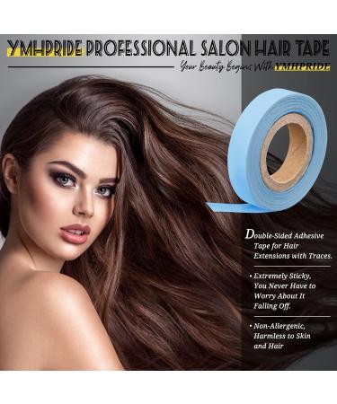 YMHPRIDE 2 PCS Lace Front Wig Support Tape - Double Sided Adhesive Roll for Hair Extensions - Salon Quality Replacement Tape - Blue and White 1CM * 3Yard Rolls - Buy Online on GoSupps.com