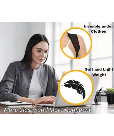 Neoprene Posture Corrector for Men & Women - Adjustable Upper Back Brace for Pain Relief & Clavicle Support (33-43) - International Shipping Available - Buy Online on GoSupps.com