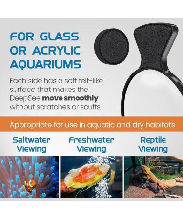 FL!PPER Flipper DeepSee Magnified Magnetic Aquarium Viewer 4" STD 4" - Buy Online on GoSupps.com